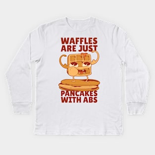 Buff Breakfast Kids Long Sleeve T-Shirt